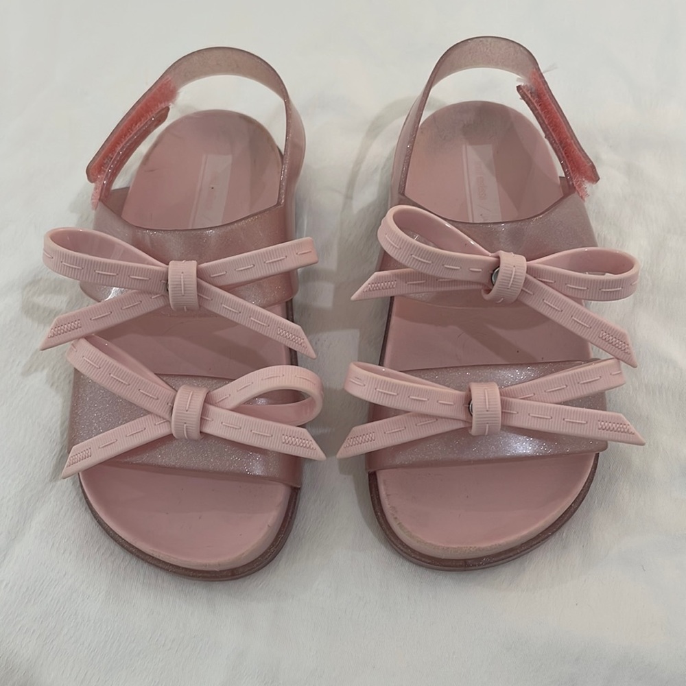 Mini Melissa sandals pink size 10. Used, but great condition.